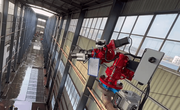 Pemantau kebakaran Penjejakan Auto kini dipasang sepenuhnya, diuji dan akan dihantar tidak lama lagi